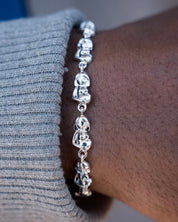 Full Silver Certified Loverboy Bracelet