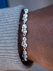 Full Silver Certified Loverboy Bracelet